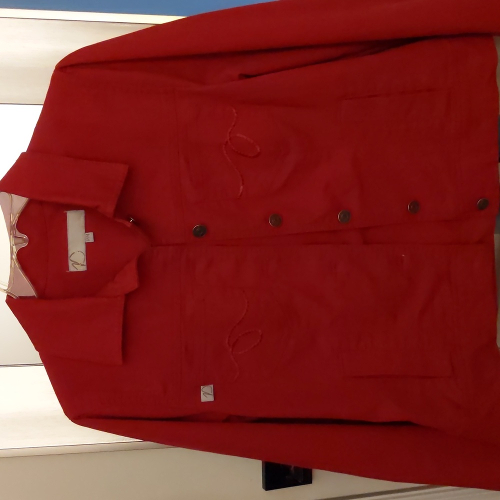 Jean Jacket Red